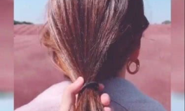 蘑菇头小姐姐的背影图,青春活力，魅力四溢